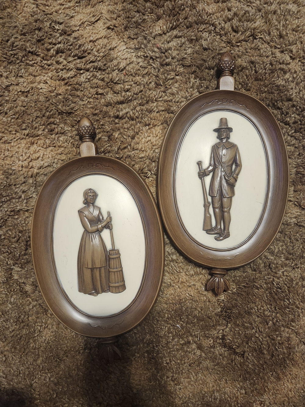 Vintage Pilgrim Wall Art